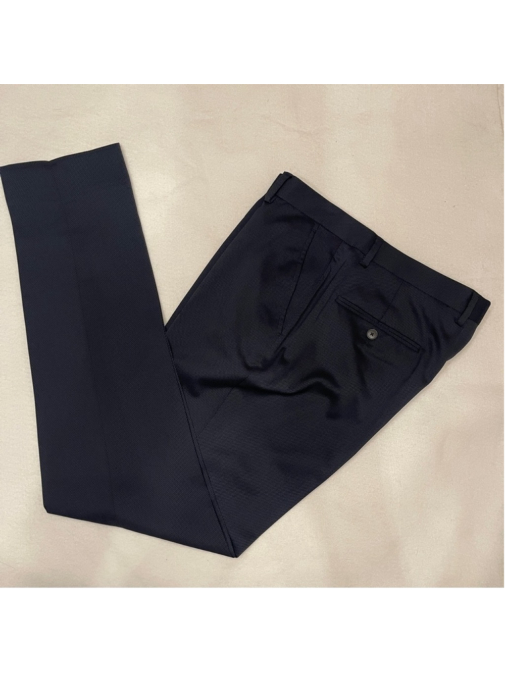 Gaudi Slim Fit Dress Pants | Navy | Italian / Italian Sz 48 | Waist 35 Length 33